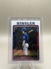 Topps Chrome 2005 Ian Kinsler #214 Rookie Base Texas Rangers MLB Baseball Card. rookie card picture
