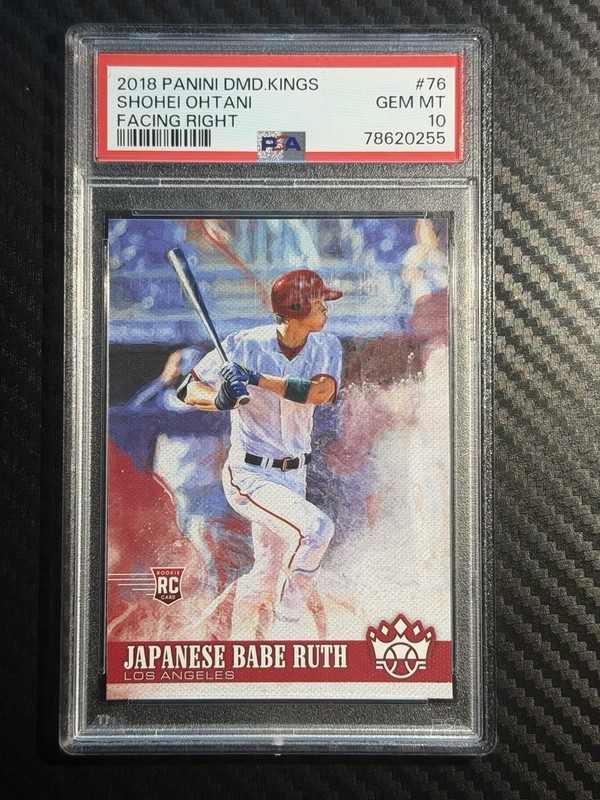 2018 Diamond Kings Shohei Ohtani Rookie Japanese Babe Ruth. PSA 10. Mislabeled
