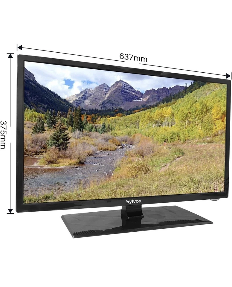 SYLVOX 27 inch RV TV 1080P 12 Volt TV Built-in APP Store DVD Player - Image 3 of 4