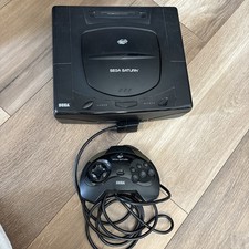 Sega Saturn Black Console PAL MK-80200A-50 No Cables/Pad Faulty Doesn’t Read