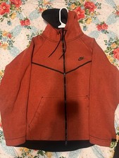 Nike Sportswear Tech Men  s Full-zip Jacket in a Red/Orange Colorway