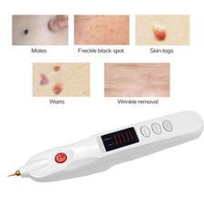 1Pcs Handheld Plasma Pen Scar Acne Freckle Mole Dark Spot Removal Device - White