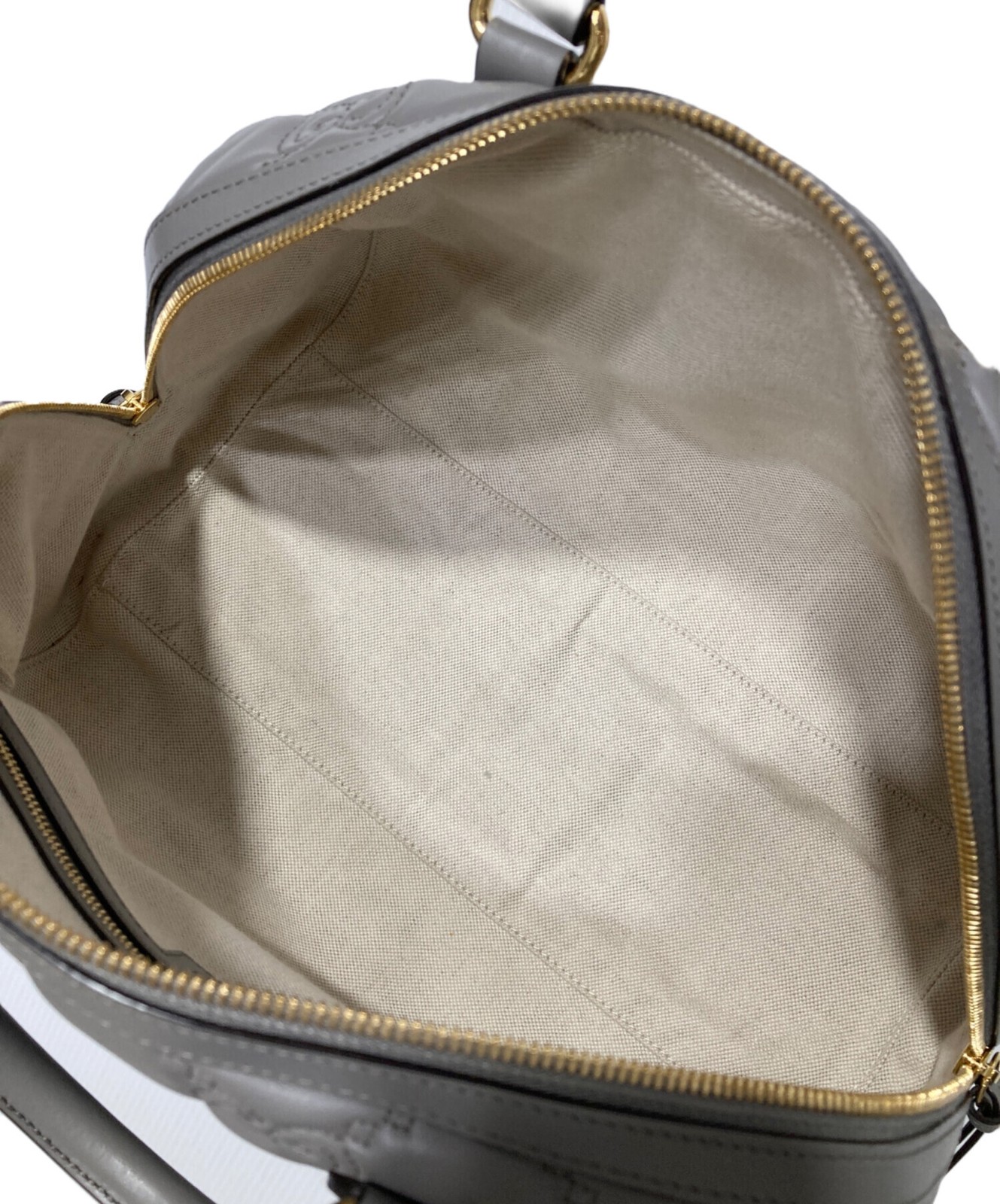 Gucci GG Matelasse Handbag Gray Leather 702242 Top Handle Bag SN2560 thumbnail 6