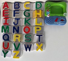 2002 Leap Frog Fridge Phonics Magnetic 26 Upper Case Letters COMPLETE Set L01