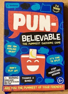 Wortspiel-Believable Punniest Ratespiel von Paladone. Komplett und guter Zustand.