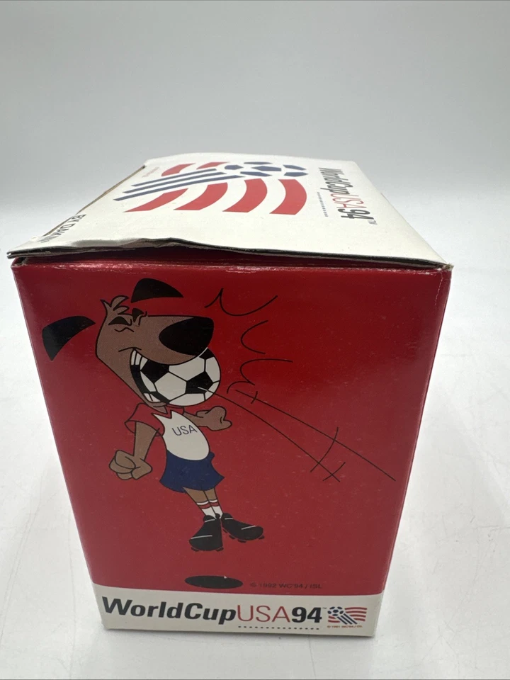 Taza de cerámica Stein Dakin 1994 World Cup 94 EE. UU. haciendo historia del fútbol Foto 4 de 4