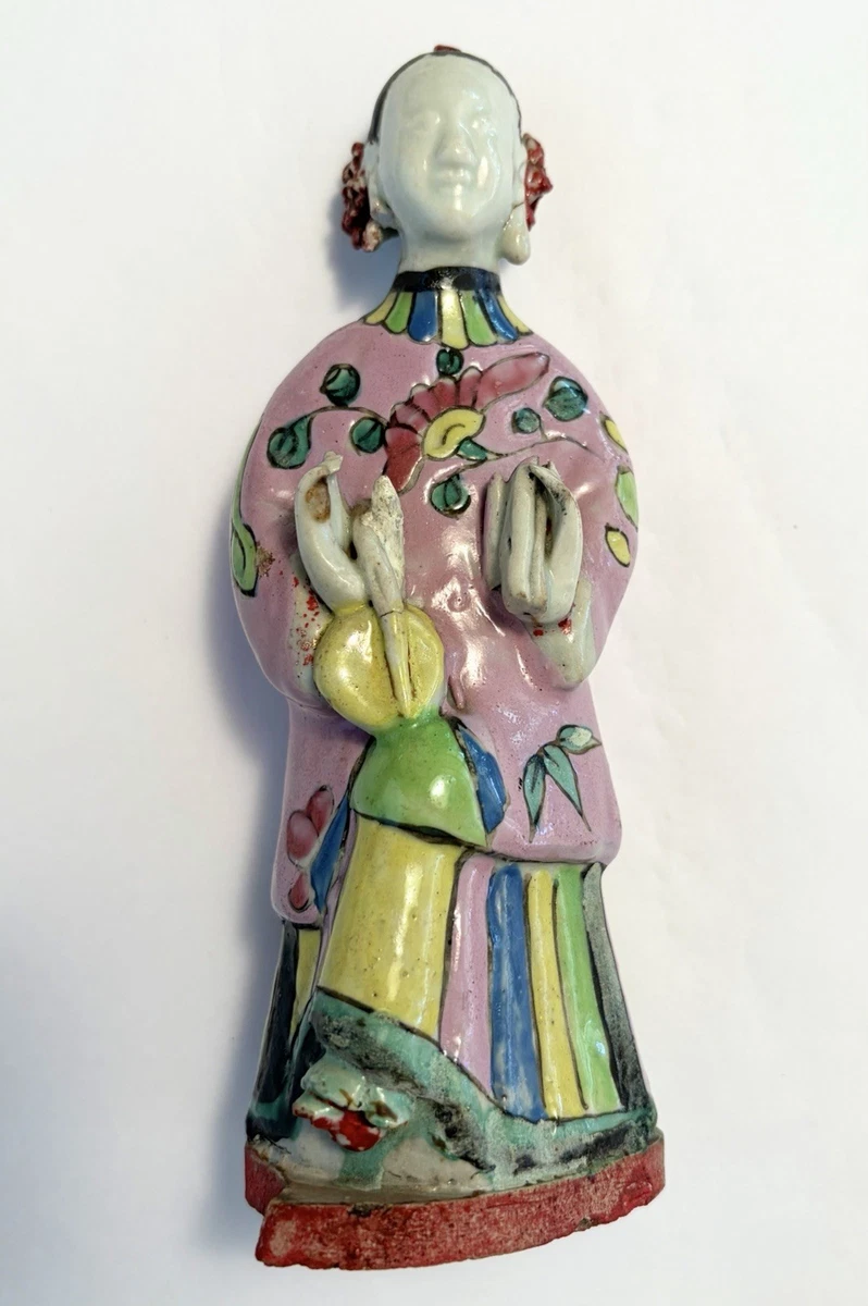 陶瓷男士、女士和儿童清朝(1644-1911) 中国朝代中国风雕像、雕像| eBay