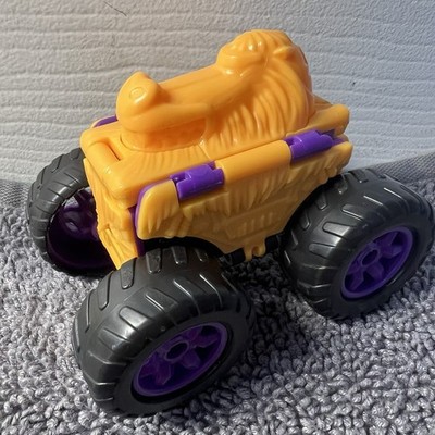 Flip Cars 2-in-1 Transforming Monster Gorilla Truck Vehicle Toy Orange Purple