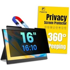 Magnetic Laptop Privacy Screen 16 inch 16:10, 360 Anti for Laptop 16"16:10