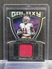 2021 Obsidian #GG-CA Brandon Aiyuk Galaxy Gear Electric Etch #/50 RC 49ers
