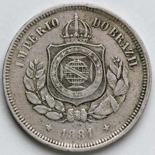 1881 Brasile 100 riso - Foto 1 di 2