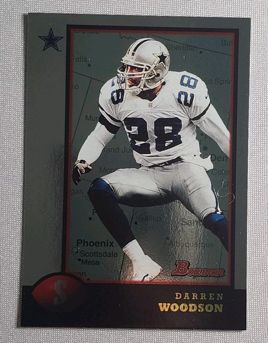 Darren Woodson 1998 Bowman Interstate #169 Dallas Cowboys NFL Football Card