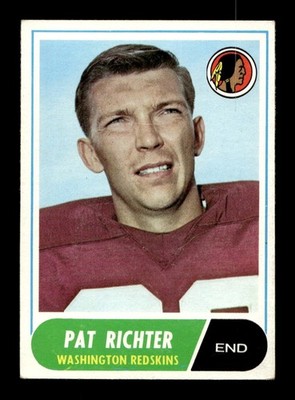 1968 Topps #114 Pat Richter Redskins EX *e5
