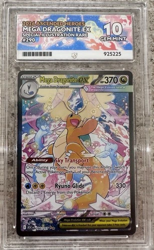 Ascended Heroes Mega Dragonite ex SIR 290/217 ACE Grading 10
