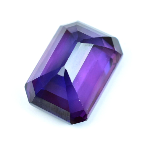 Natural Purple-Blue Tanzanite 24.70 CT Emerald IF Certified Flawless Gemstone - Picture 6 of 6