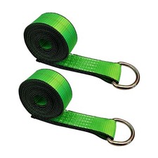 2 Pack 2 X 10 Lasso Strap W D Ring Auto Tie Down For Tow Truck Wheel Lift
