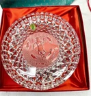 Vintage Waterford Crystal Christmas 1995 Collector Plate Home Dining Collecting