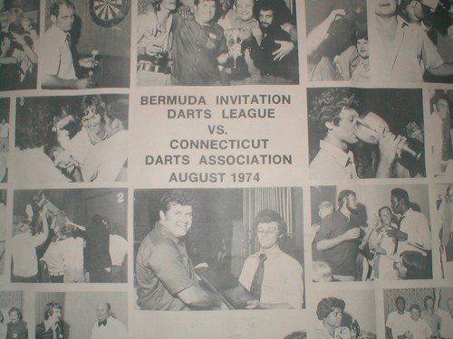 Darts Poster Bermuda Invitation Darts League Vs. Connecticut Darts Association - Picture 3 of 7