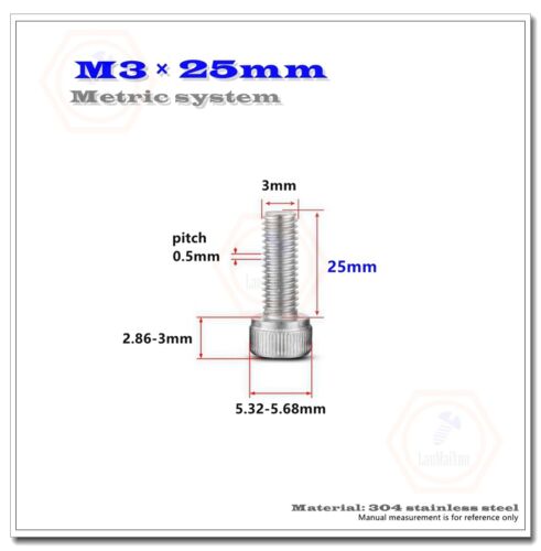 M3 M4 M5 M6 304 bulloni testa tappo a brugola esagonale acciaio inox DIN912 - Foto 34 di 88