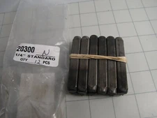 12-pk CH Hanson 1/4" Steel Letter "N" Stamp Set 20300 NEW