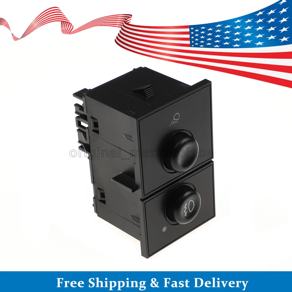 Ajuste para Chevrolet Silverado 1500 GMC Sierra 1500 Yukon interruptor de farol de neblina 15143597 - Imagem 4 de 4