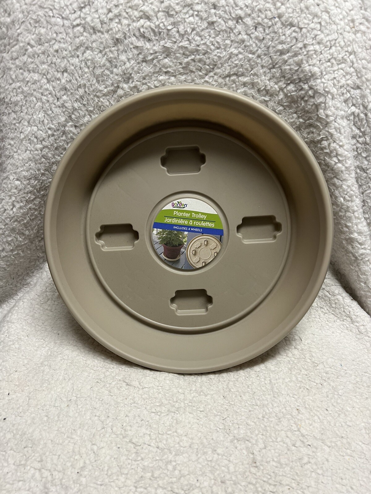 Garden Collection Planter Trolley 4 Wheels new 11.25 x 11.25 x 2.75