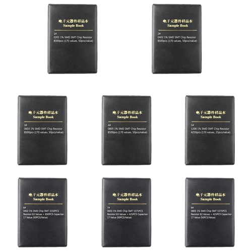0201 0805 1206 0402 0603 1% SMD SMT Chip Resistor 170 Values Sample Book DIY UK