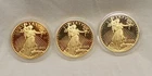 Copy 1933 Liberty Standing Walking $20 Twenty Dollar Coin USA Gold-Plated qty 3