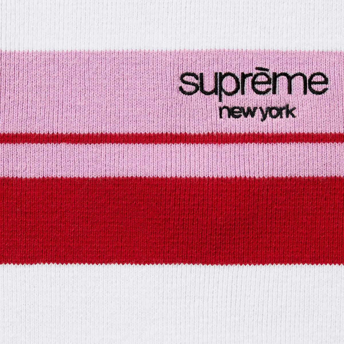 Supreme Stripe Zip L/S Polo Black Navy Pink 3colors FW24 | eBay Supreme Stripe Zip L/S Polo Black Navy Pink 3colors FW24 | eBay