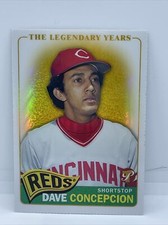 2005 Topps Pristine Legends Gold Refractor #93 Dave Concepcion #ed/65  Reds!!!