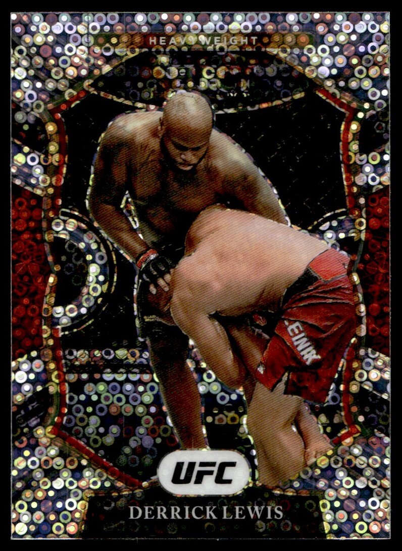 2021 Panini Select UFC Disco Derrick Lewis #22