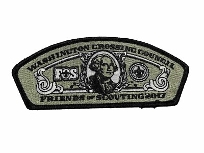 Washington Crossing Council CSP BSA Fos Scout Shoulder Patch Friend Of Scouting