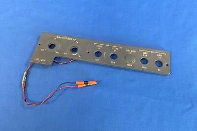 P/N 5518198-2 Cessna 550 Electroluminescent Rain Removal, Fan, and Gryo Panel