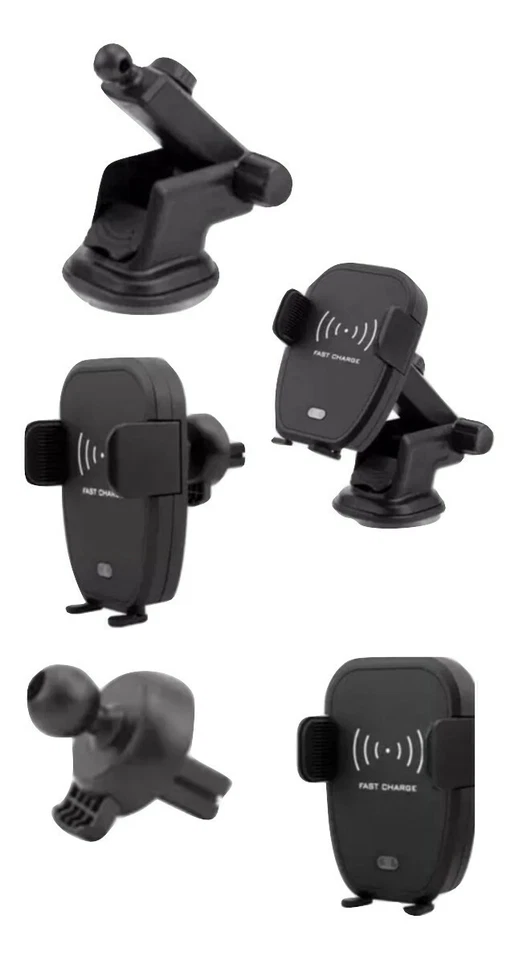 Wireless Car Mount One Touch3 Universal Phone Holder charger for Samsung &Iphone - Image 3 of 4