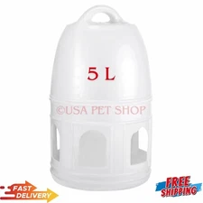 5L Pigeon Water Dispenser Drinker Bird Water Feeder with Hanging Handle