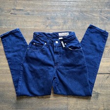 VTG 1980s Sasson Womens Sz 3/4 Petite Hi-Rise MOM Jeans see meas SP359 Denim