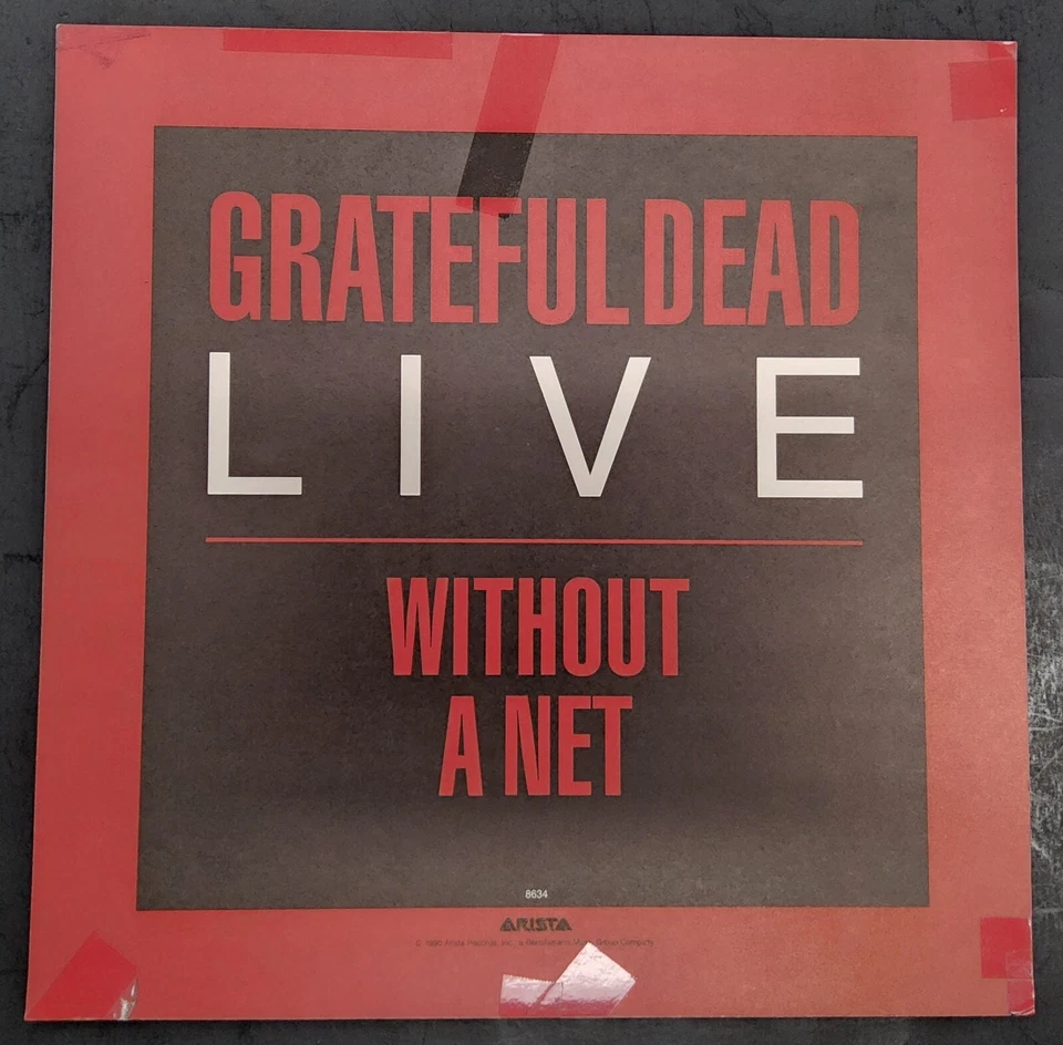 GRATEFUL DEAD "Without A Net" Original 1990 US Promo 12" X 12" Poster Flat Rare! - Image 2 of 2
