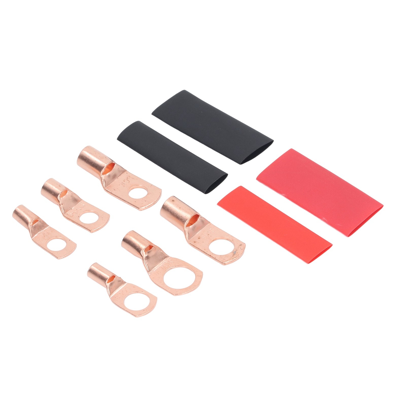 80Pcs Battery Lugs Heavy Duty Wire Lugs Ring Terminals Battery Cable