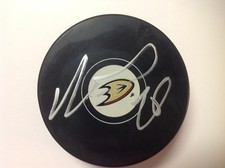 Brandon Montour Signed Autographed Anaheim Ducks Hockey Puck a