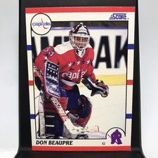 1990-91 Score American #215 DON BEAUPRE Washington Capitals