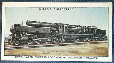 BEYER GARRATT   Algerian Railways  Steam Locomotive  Vintage Card  HF13MS