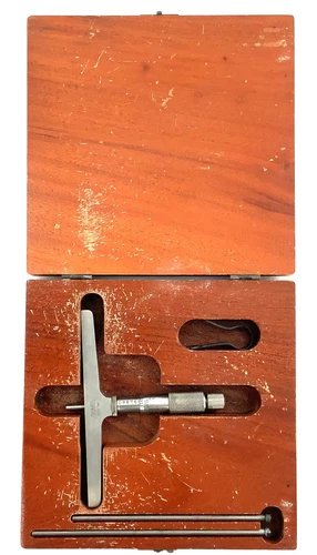 Lufkin Rule Co. No. 515 Depth Micrometer 0-6” Range