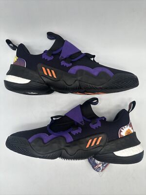 Adidas Trae Young 1 Black Team College Purple GZ4627 Men's Size 13