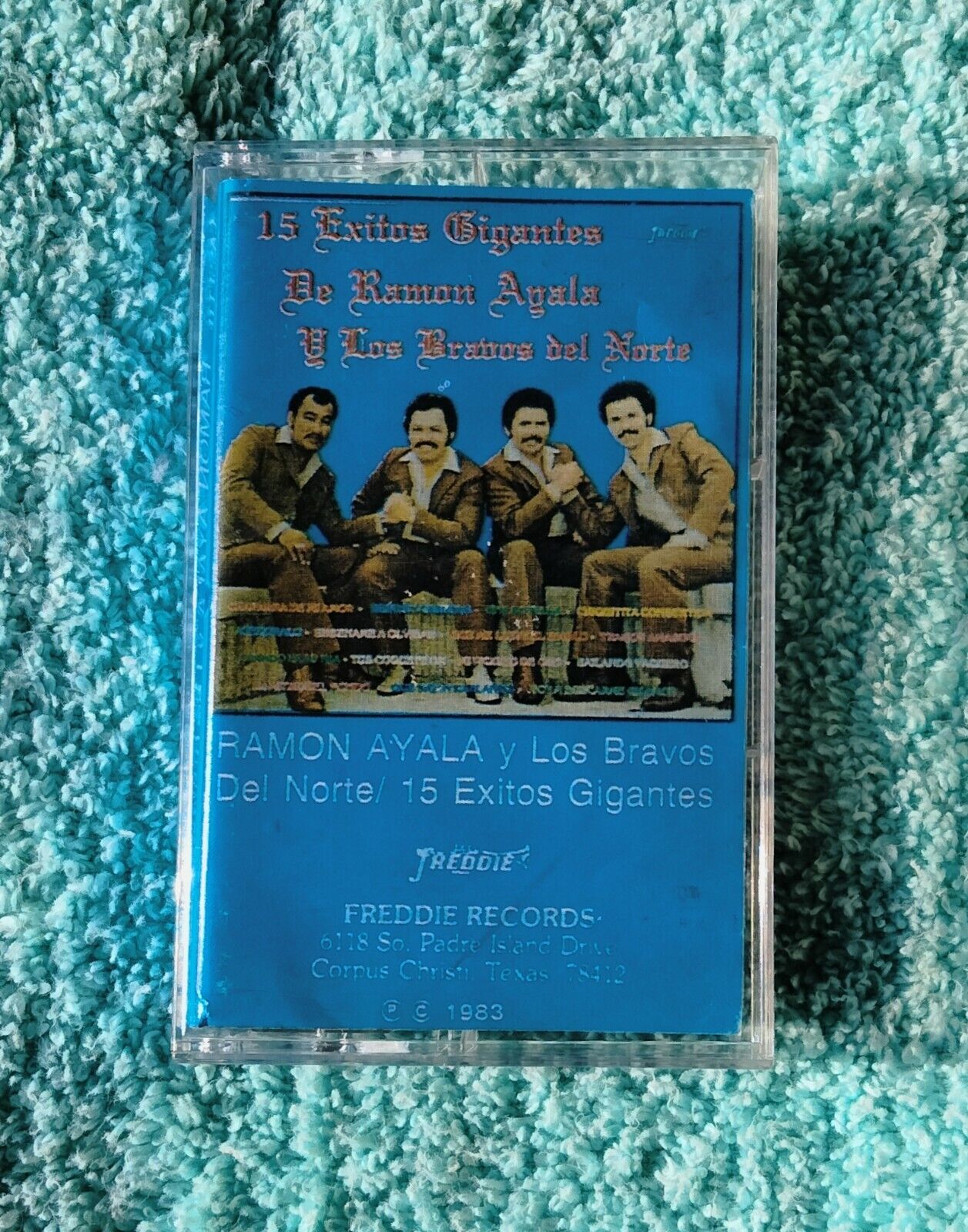 RAMON AYALA y Los Bravos Del Norte 15 EXITOS GIGANTES Cassette 1983 FREDDIE