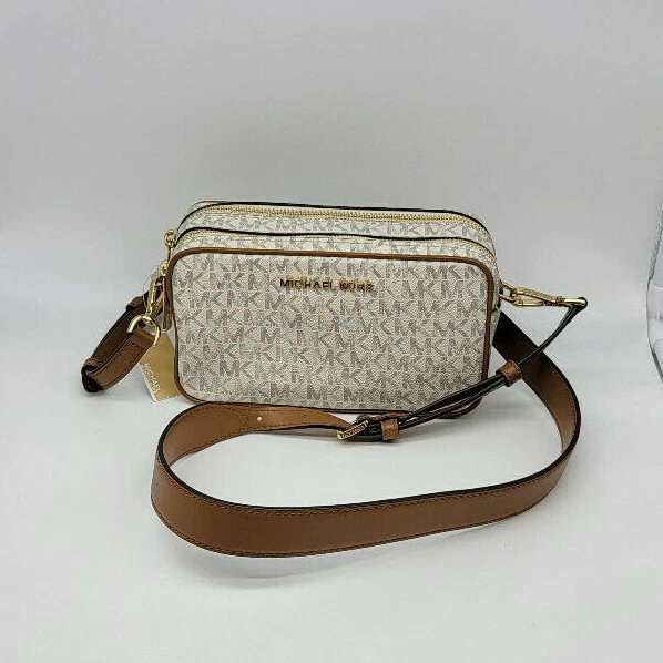 MICHAEL Michael Kors Medium Camera Bag Vanilla  