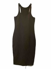 Lululemon Black Bodycon Sleeveless Midi Dress Unisize (See Photos)