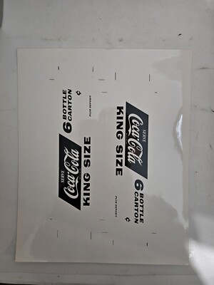 Coca-Cola King Size Original Promotional Material