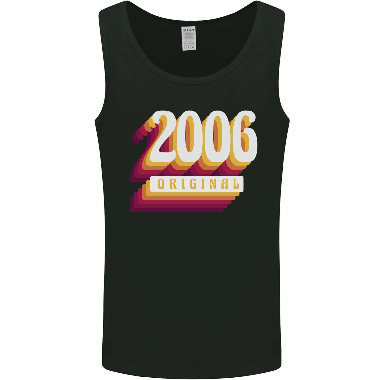 Retro 19th Birthday Original 2006 Mens Vest Tank Top