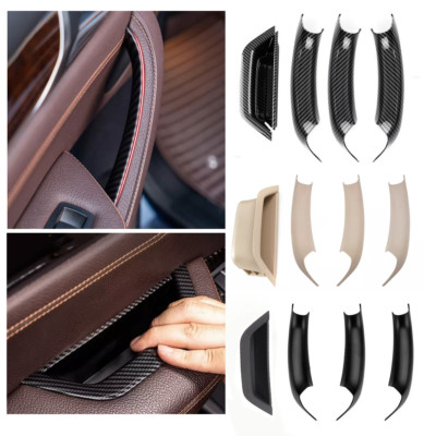 4PCS For 2010-2017 BMW X3 F25 X4 F26 Inner Handle Interior Door Panel Cover