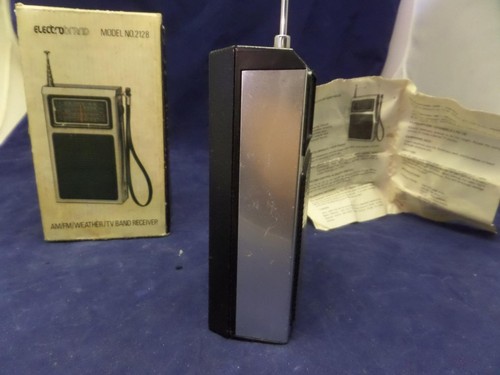 Radio ricevitore Am/Fm/Meteo/TV marca Electro 2128 vintage BELLA! Scatola originale - Foto 5 di 6
